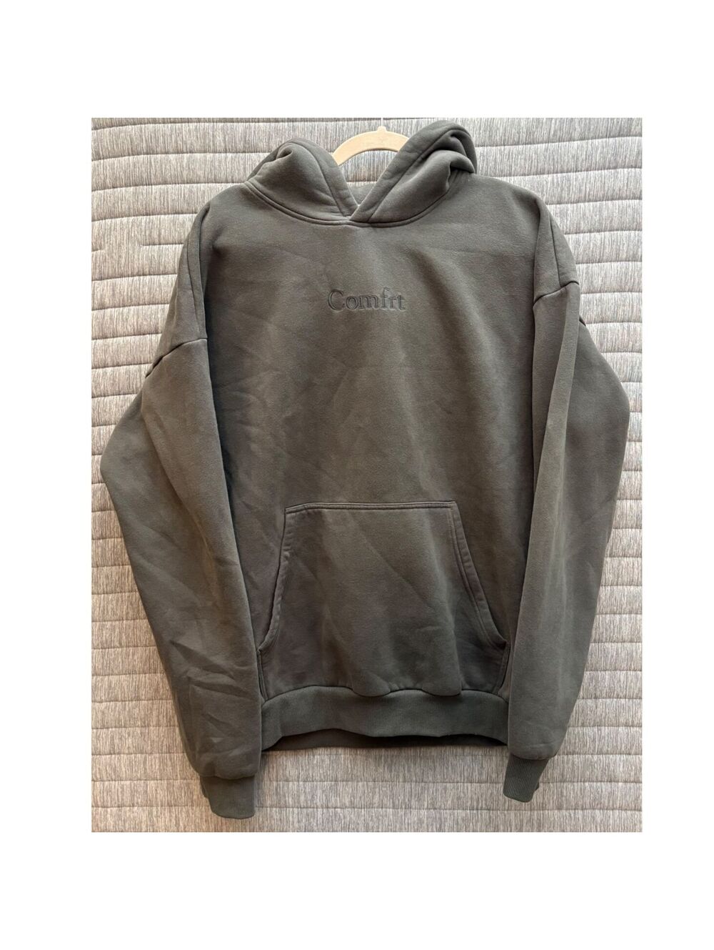 Comfrt Pullover Hoodie Sweatshirt Men's XL Dark Gray Soft Comfy Loungewear